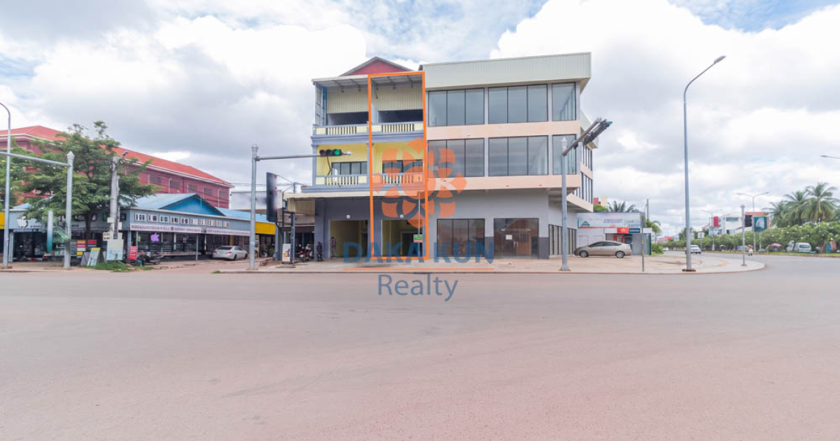 Commercial Building for Rent in Siem Reap City, near Angkor High School